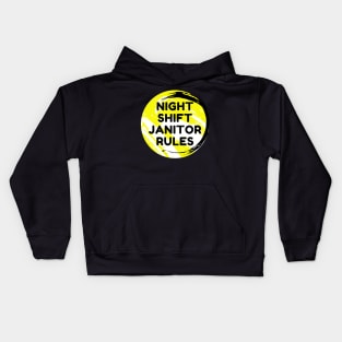 Night Shift Janitor Kids Hoodie